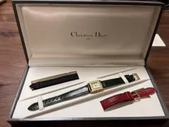 Christian Dior アナログ時計 交換用ストラップ付きのサムネイル