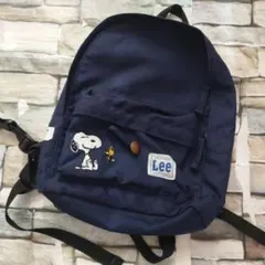 Lee リー　スヌーピー リュック ネイビー　キッズ