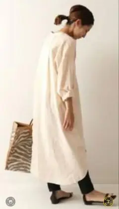 フレームワークロングシャツ　美品