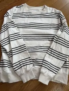 ZARA ザラ　ストライプ　長袖トレーナー　スウェット