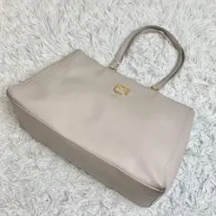 FURLA フルラ トートバッグ グレージュ レザー