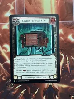 Backup Protocol: RED/バックアップ手順：RED CF/EN