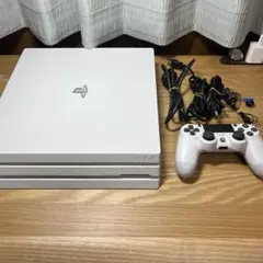 ホワイト PS4 Pro 本体 コントローラー付き 1TB