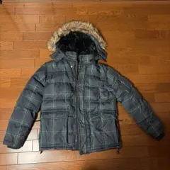 00's old UNIQLO ダウンジャケット　ブラックウォッチ　y2k