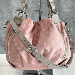 美品 ショルダーバッグ 2way ラシット russet ハンドバッグ ピンク
