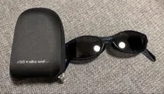 JINS xniko and... ブラックサングラス ケース付き