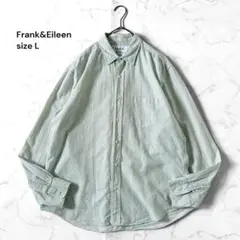 Frank&Eileen DON ドン 長袖シャツ Lサイズ 花柄 グリーン系のサムネイル