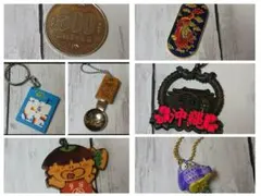 昭和レトロデザイン キーホルダー 7点セット