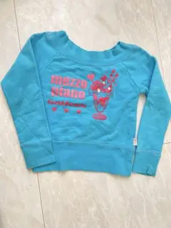 平成レトロ　Y2K メゾピアノ　 アイス　トレーナー　パフェ　スウェット　140