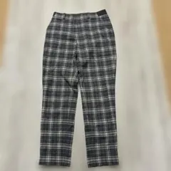 ユニクロ　アンクルパンツ（ウールライク）グレーチェック　Sサイズ