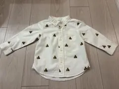 ⭐︎美品⭐︎babyGAP ブラナンベア 総柄 オックスフォードシャツ 90 クマ柄