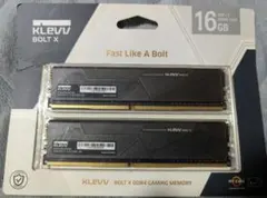 メモリー KELVV BOLTX DDR4 3200MHZ 16GB*2 (32GB) KLEVV Bolt X DDR4 32GB (2x16GB) 3200MHz CL16 1.35V Gaming Desktop