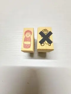 すぅみぃ様専用・国内作家　消しゴムはんこ　TOMORUFU 2個セット