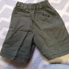 COMME CA ISM 半ズボン 100A カーキ