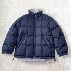 リバーシブル ダウンジャケット