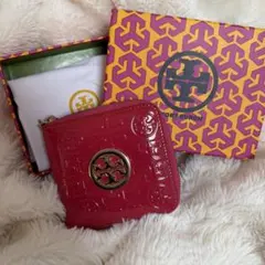 TORY BURCH 二つ折り財布 ピンクのサムネイル