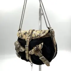 フォリフォリ 771 アクセサリーポーチ ナイロン パイソン 肩掛け