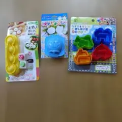 美品　説明書つき　キャラ弁グッズ 3点セット ドラえもん ゆでたまごっこ 他のサムネイル