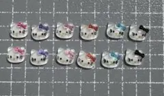 ハローキティ 12個セット 極小サイズ ネイルパーツ ミニサイズ