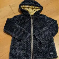 フリースジャケット ダークグレー 110cm