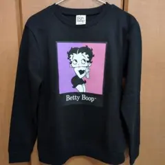 Betty Boop プリント クルーネック トレーナー