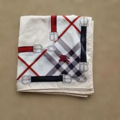 新品未使用　BURBERRYハンカチ スカーフ56cm x 56cm