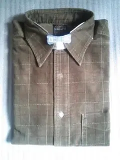 クリーニングタグ付き　SCHIATTI　胸ポケ　コーデュロイ　BDワークシャツ