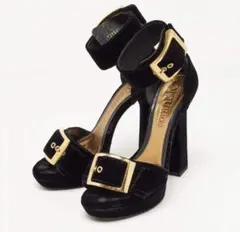 Alexander McQueen ブラックハイヒール　36のサムネイル