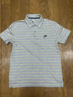 Nike ストライプ ポロシャツ L
