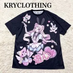 未使用級✨KRYCLOTHING Tシャツ アニメ 病み 地雷系 オーバーサイズのサムネイル