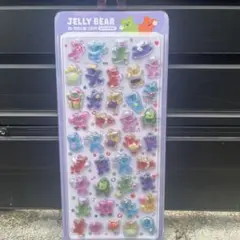 【正規品】Jelly Bear 3Dシール　くま 熊シール　ハリボー　韓国限定