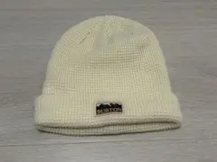 【美品】BURTON ニット帽子 クリームホワイト