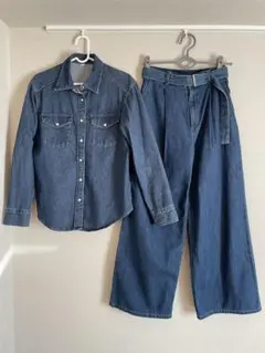 GU デニムセットアップ