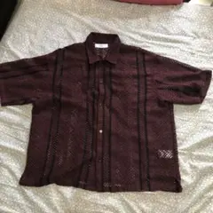 RAGEBLUE ルーズメッシュ柄シャツのサムネイル