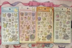ポケモン ぷっくりシール 立体シール 3dシール 4枚セット
