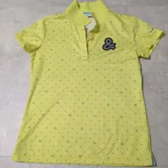 and per se イエローポロシャツ 半袖 ゴルフ
