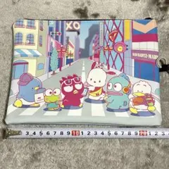 サンリオ フラットポーチ　はぴだんぶい キャラクターグッズ Sanrio