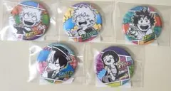 【ヒロアカ】幼少期 缶バッジ【緑谷出久 爆豪勝己 轟焦凍 耳郎響香】