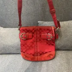 Coach Op Art 2Way One Shoulder Fuchsia - メルカリ