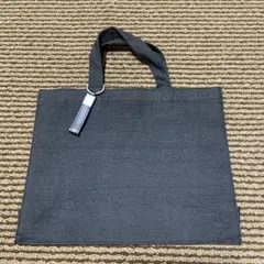 ブラック トートバッグ 約40cm x 30cm