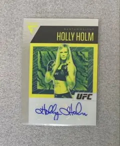 Auto Holly Holm Panini Flux 2021 UFCカード