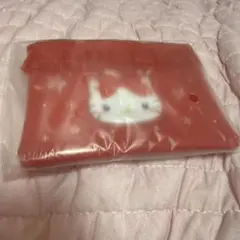 Hello Kitty レッド フラットポーチ