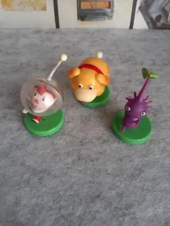 ピクミン フィギュアセット　チョコエッグ　オッチン　紫ピクミン