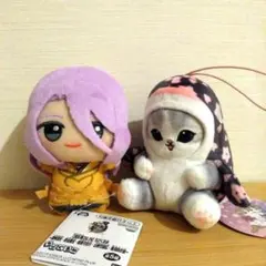 【新品未使用】刀剣乱舞＊ちびぐるみ＊蜂須賀虎徹＊モフサンド＊サメにゃん桜のサムネイル