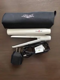mod'shair ヘアアイロン ホワイト 充電器付き