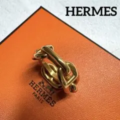 美品✨HERMES エルメス　シェーヌダンクル スカーフリング ゴールド