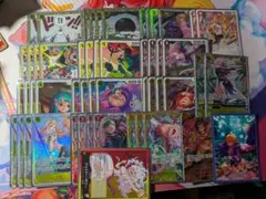 ワンピースカード　赤黄ボニー　スリーブ付き