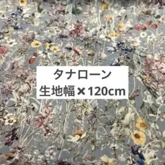 ラストSALE★ 1.2m ワイルドフラワーズ　リバティ　タナローン