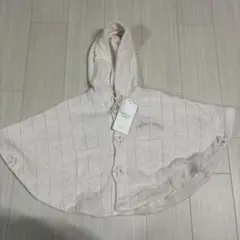 新品未使用　タグ付き　ベビーポンチョ　ジェラピケ