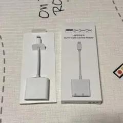 iPhone用 SDカードリーダー 2in1